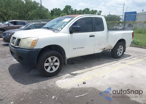 2007 Nissan Titan Xe из США, поврежденный, VIN 1N6BA06A77N238430